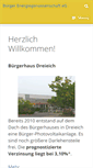 Mobile Screenshot of buerger-energiegenossenschaft.de